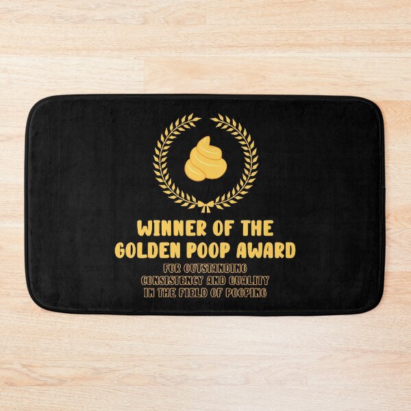 Item preview, Winner of the Golden Poop Awards designed and sold by ThunderboxArt.