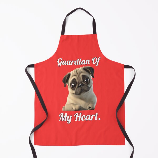 Item preview, Pug Dog Owner Guardian Of My Heart designed and sold by fantasticdesign.