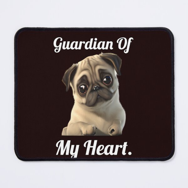 Item preview, Dueño del perro Pug Guardián de mi corazón designed and sold by fantasticdesign.
