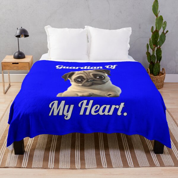 Item preview, Pug Dog Owner Guardian Of My Heart designed and sold by fantasticdesign.