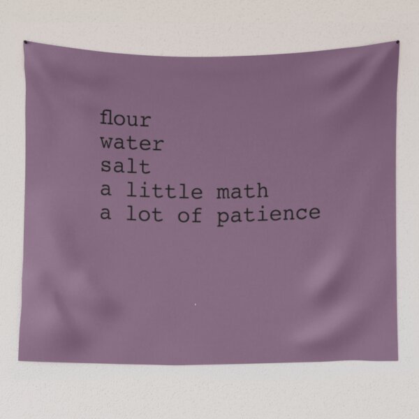 Item preview, flour water salt math patience   	 designed and sold by kwtljwimvfv60.