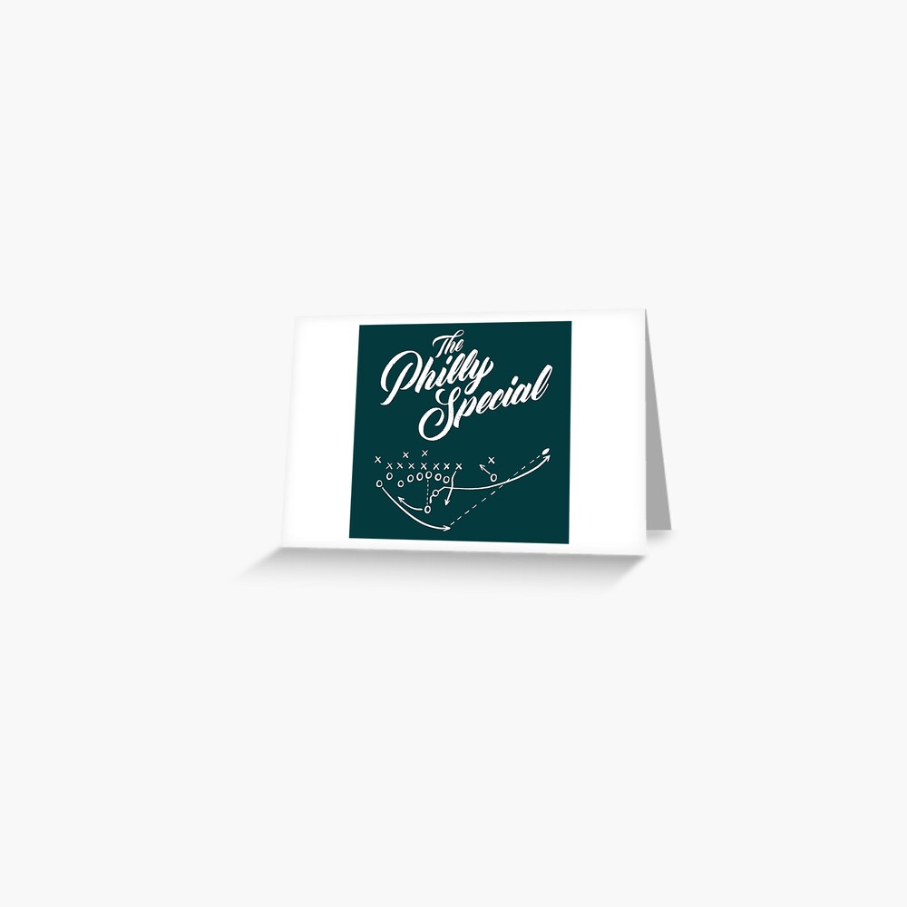 Philly Special Football Play Greeting Card by Visual Design