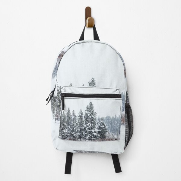 Item preview, Evergreens and Christmas snow in Wyoming designed and sold by BerryvineImage.