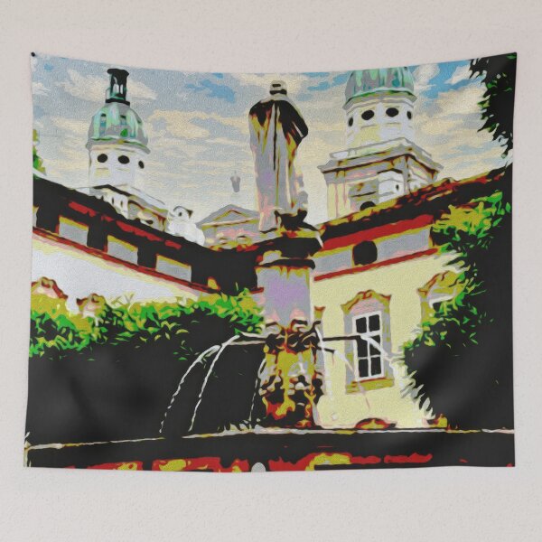 Item preview, FOUNTAIN AT NONNBERG ABBEY designed and sold by ArtbyRolleen.