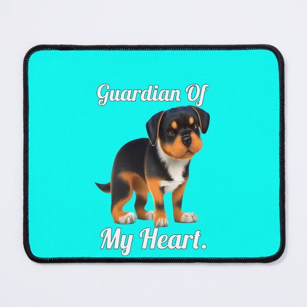 Item preview, Rottweiler Dog Owner Guardian Of My Heart designed and sold by fantasticdesign.