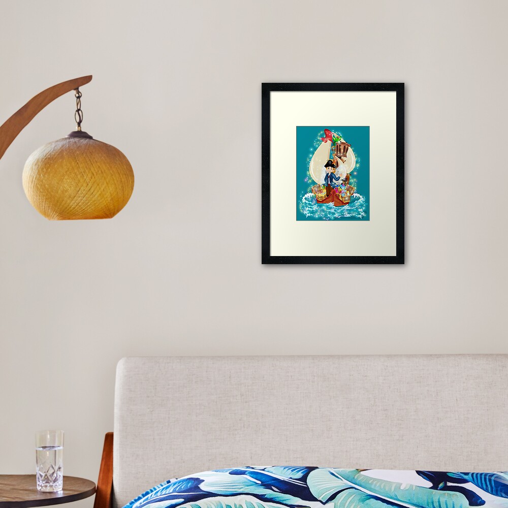 Item preview, Framed Art Print designed and sold by FairyBookClub.