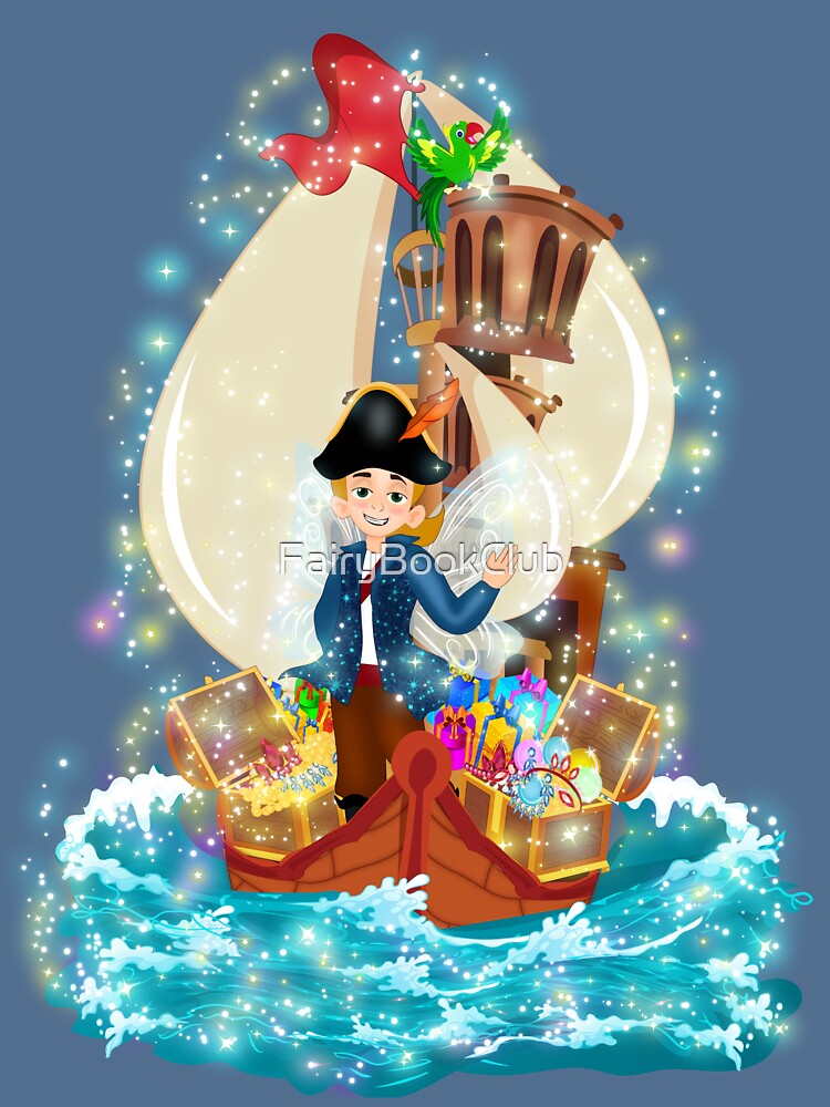 Thumbnail 5 of 5, Lightweight Sweatshirt, The Adventures of Pirate Pete~ The Mermaid Wedding-Meet Pete designed and sold by FairyBookClub.