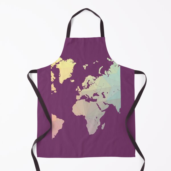 Item preview, Geometric World Map Art designed and sold by jootvhwrf24.