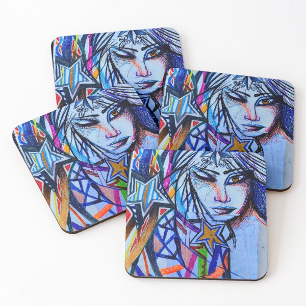 Item preview, Fleur de Lys Star Girl designed and sold by Elzbieta Kolorowa.