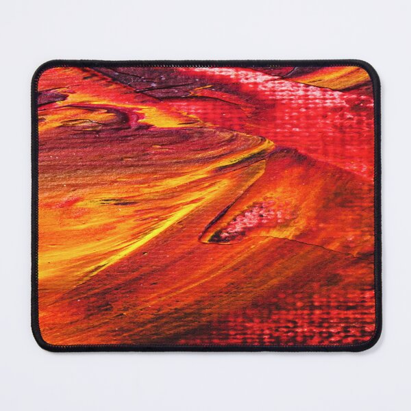 Item preview, Fiery Fusion - Dynamic Orange and Red Marble designed and sold by Michelle Moss.