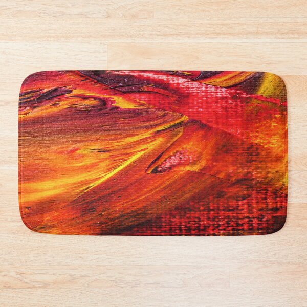 Item preview, Fiery Fusion - Dynamic Orange and Red Marble designed and sold by Michelle Moss.