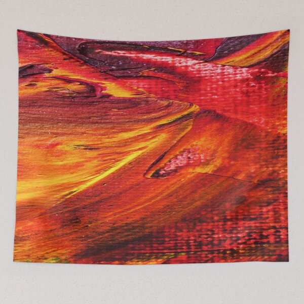 Item preview, Fiery Fusion - Dynamic Orange and Red Marble designed and sold by Michelle Moss.