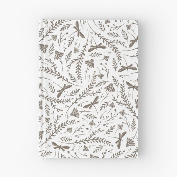 Item preview, Dragonflies with camomile and floral branches designed and sold by Pinata.
