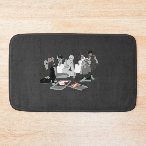 Item preview, Art - Hand-Drawn Ghouls just wanna have fun - Pizza night designed and sold by Eejee-SK.