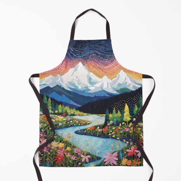 Item preview, Majestic Mont-Blanc: Mountain Landscape in Pointillism designed and sold by DigitArtisan.