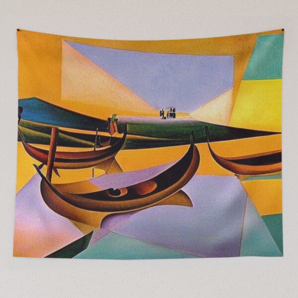 Item preview, Waiting for Gondolas designed and sold by George Hutton Hunter.