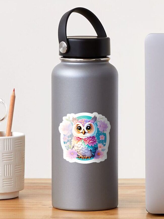 Origami Owl WHITE WATER BOTTLE “HYDROFLASK” CANTEEN Floating Enamel Charm