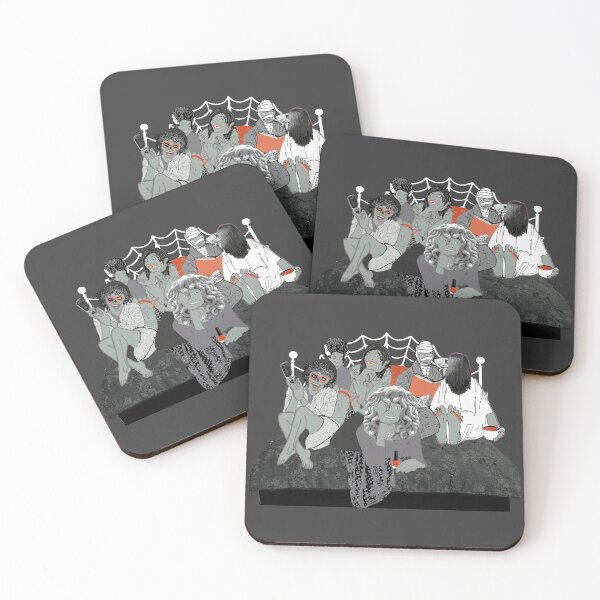 Item preview, Art - Hand-Drawn Ghouls just wanna have fun - Spa night designed and sold by Eejee-SK.