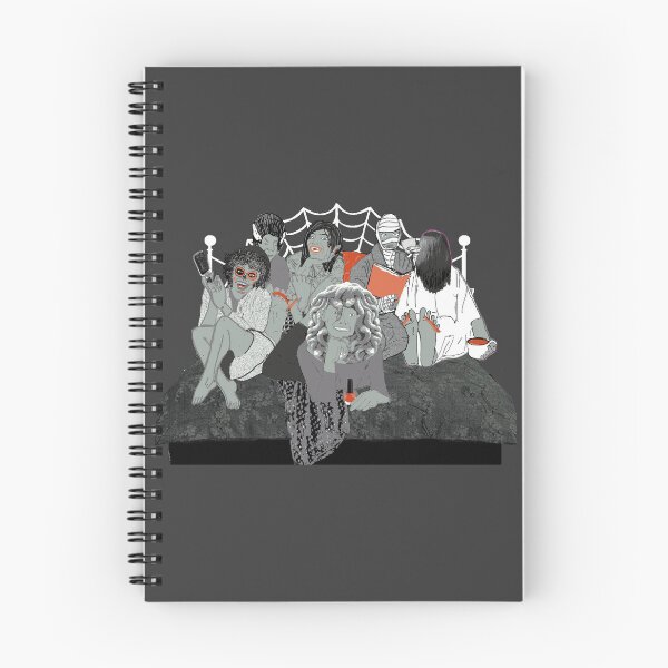 Item preview, Art - Hand-Drawn Ghouls just wanna have fun - Spa night designed and sold by Eejee-SK.