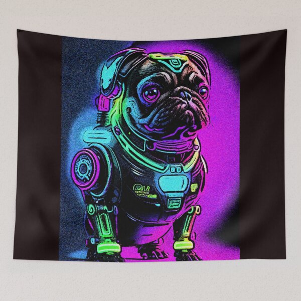 Item preview, Pug DROID designed and sold by RedBluffTraders.