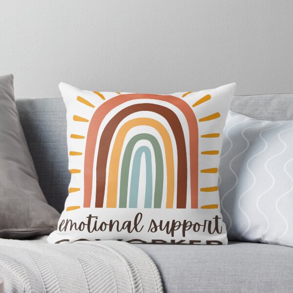Item preview, Emotional Support Coworker Boho Rainbow designed and sold by cvt01.