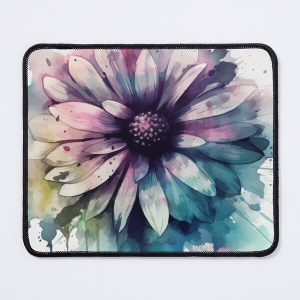 Item preview, Blue and Purple Watercolor Flower Clipart Design designed and sold by LizzyGraphics.