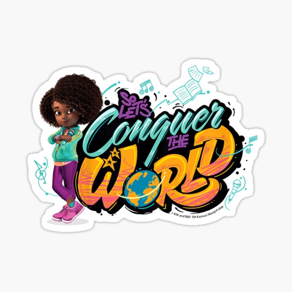 Karmas World Stickers for Sale