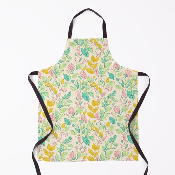 Item preview, Oriental leaf watercolor foliage pattern designed and sold by newbear-design.