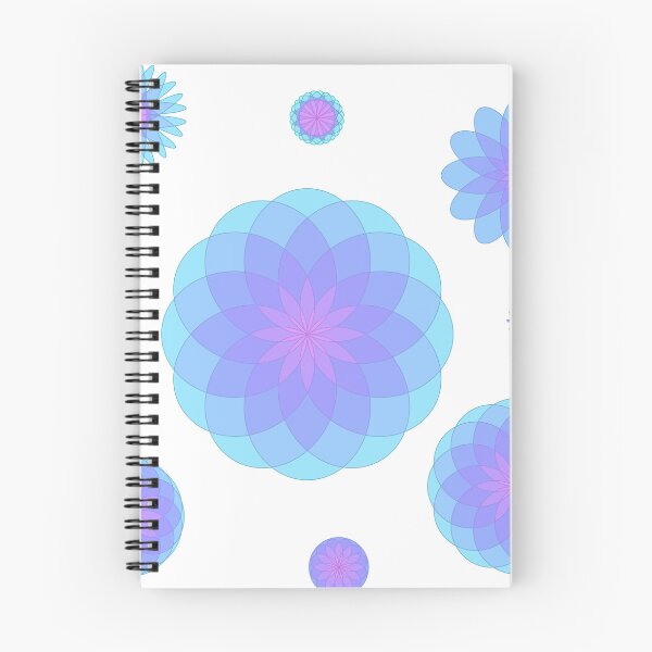 Aperçu de l'œuvre Mandala de couleurs froides créée et vendue par OneWildDragon.