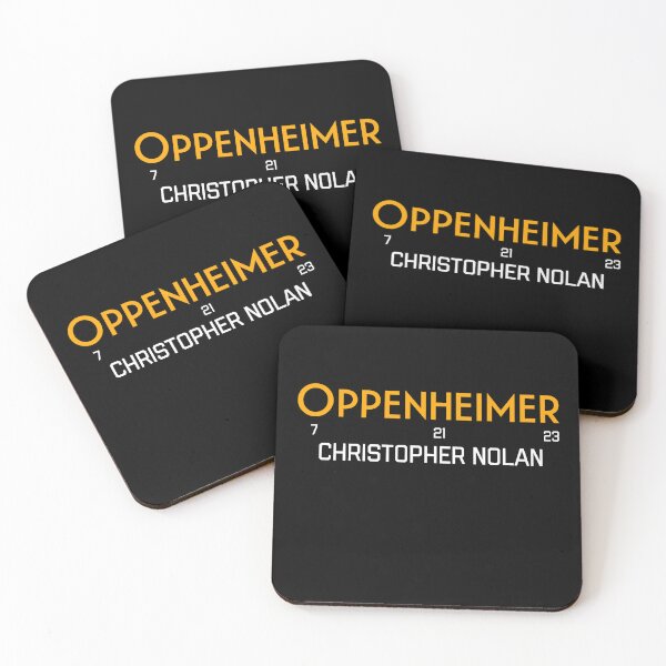 Item preview, Christopher Nolan Oppenheimer movie(white) designed and sold by Brutal_Focus.
