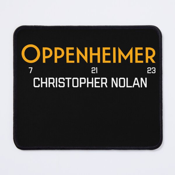 Item preview, Christopher Nolan Oppenheimer movie(white) designed and sold by Brutal_Focus.