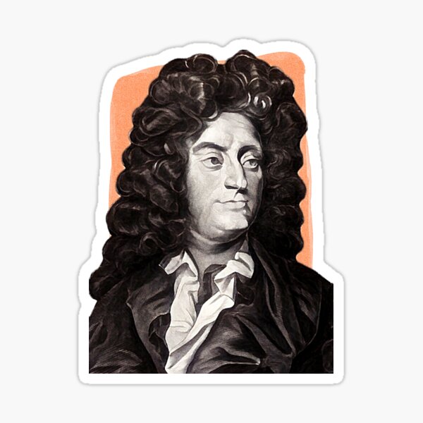 Aperçu de l'œuvre Compositeur anglais Henry Purcell - orange - illustration créée et vendue par Litstoy.