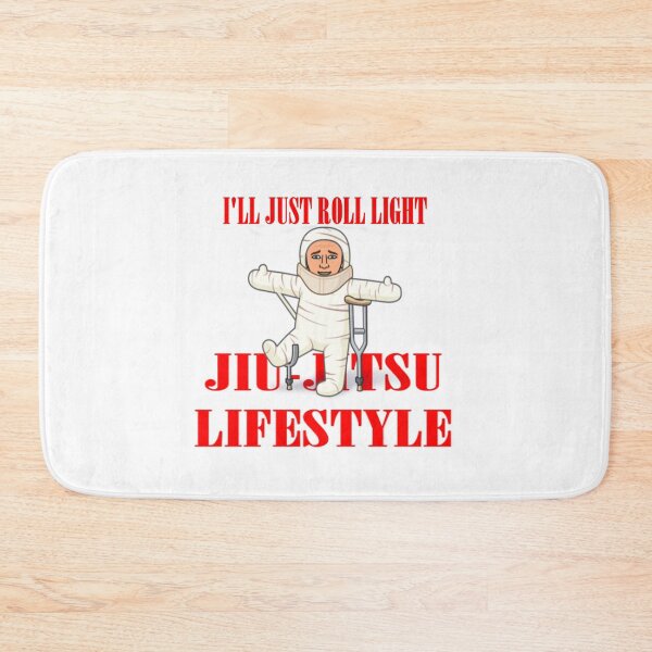 Item preview, Just Roll Light Funny BJJ Bodycast Bitmoji Embrace the Gentle Art designed and sold by LCJiuJitsu.