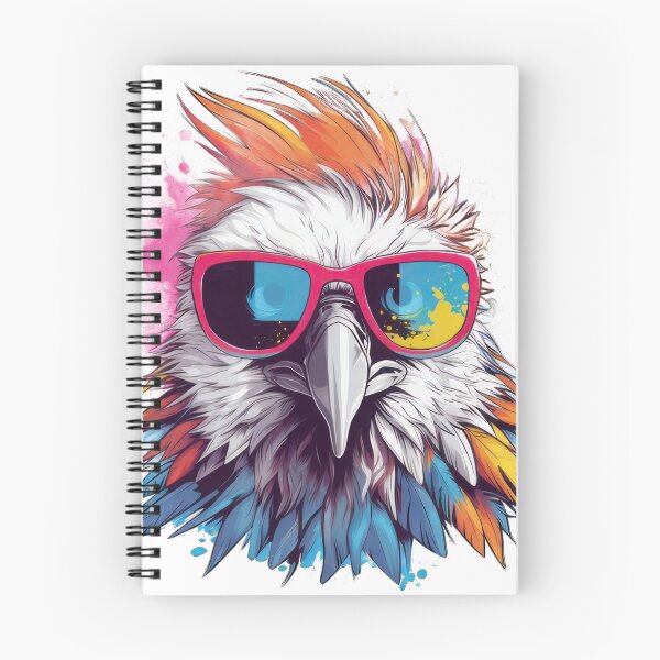 Item preview, Funky Eagle With Spikey Hair designed and sold by whytealistair.