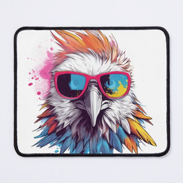 Item preview, Funky Eagle With Spikey Hair designed and sold by whytealistair.