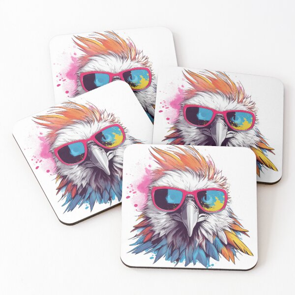 Item preview, Funky Eagle With Spikey Hair designed and sold by whytealistair.