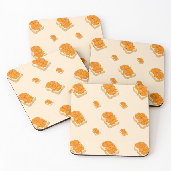 Item preview, Zesty Morning Bliss - Orange Jam Toast Patterns | Artful Fusion of Flavor and Design designed and sold by OrangeMG.