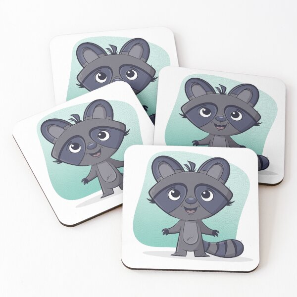 Item preview, Adorable Gray Raccoon designed and sold by Nicole Moellner.