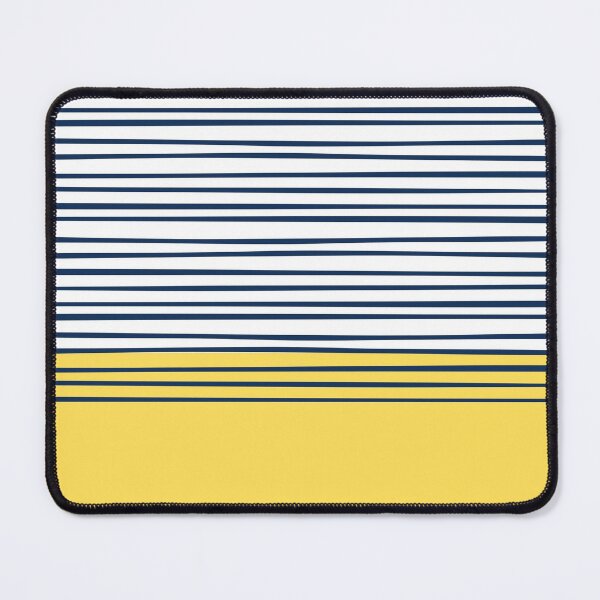 Item preview, Sunny Stripes - Playful Yellow with Blue Accents designed and sold by Michelle Moss.