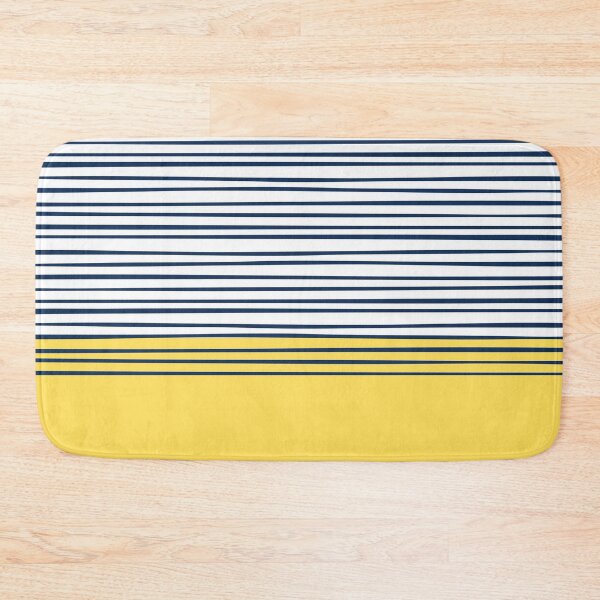 Item preview, Sunny Stripes - Playful Yellow with Blue Accents designed and sold by Michelle Moss.