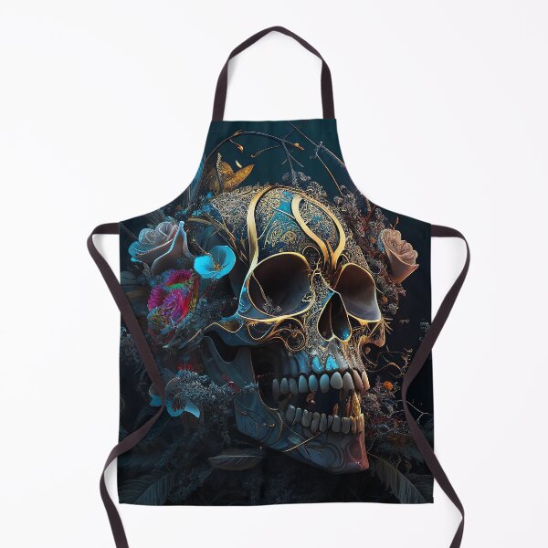 Item preview, Floral skull designed and sold by Pixeledfox.