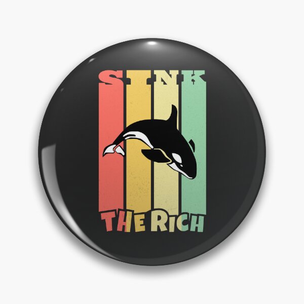 Item preview, Sink The Rich Killer Whale Orca designed and sold by desimino.