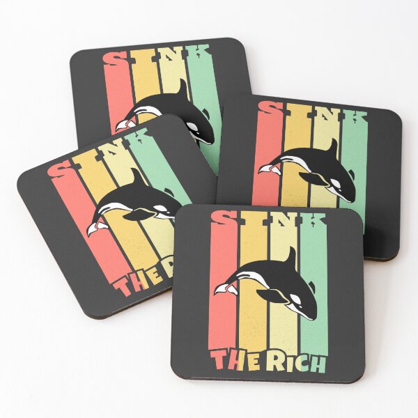 Item preview, Sink The Rich Killer Whale Orca designed and sold by desimino.