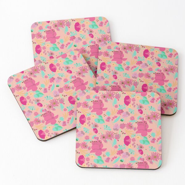 Item preview, Wildflower Blossoms - Coral designed and sold by CharleneDesigns.