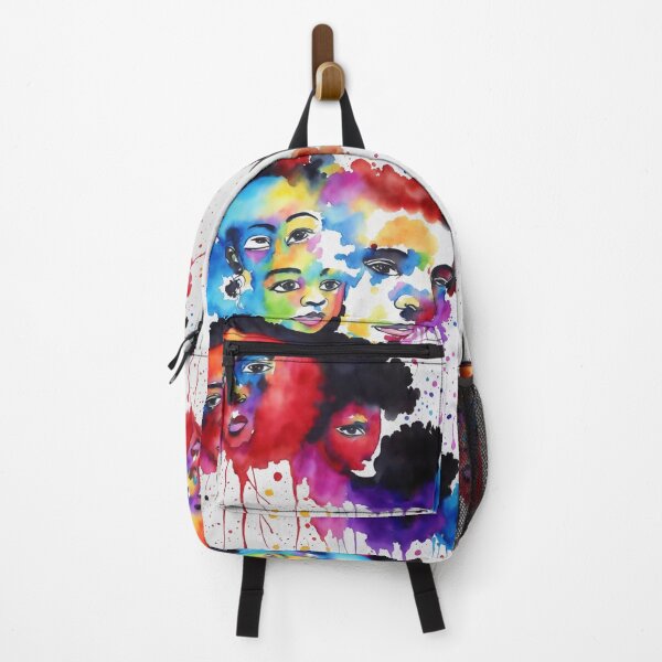 Artikelvorschau, FACES OF AFRO CHILDREN WITH AFRO HAIR, AFRO ART, WATERCOLOR PAINTING DESIGN entworfen und verkauft von womenandflowers.