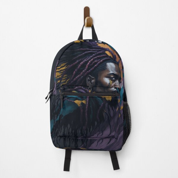 Item preview, black man with dreadlocks, WATERCOLOR PAINTING DESIGN designed and sold by womenandflowers.