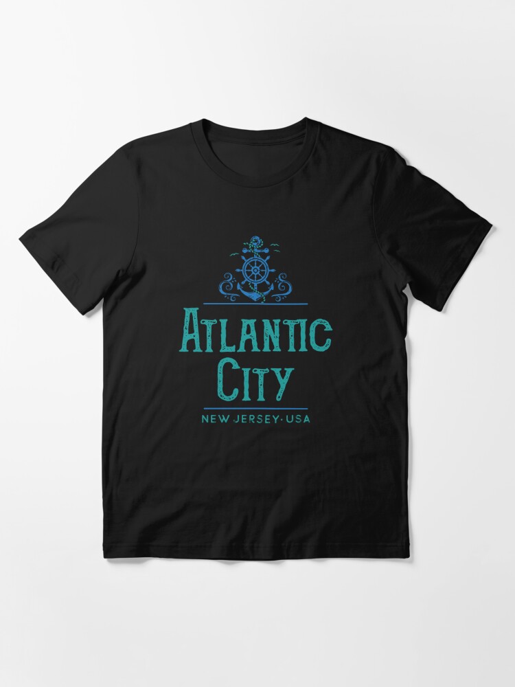 Atlantic City New Jersey Nautical Design Casino Classic T-Shirt | Redbubble