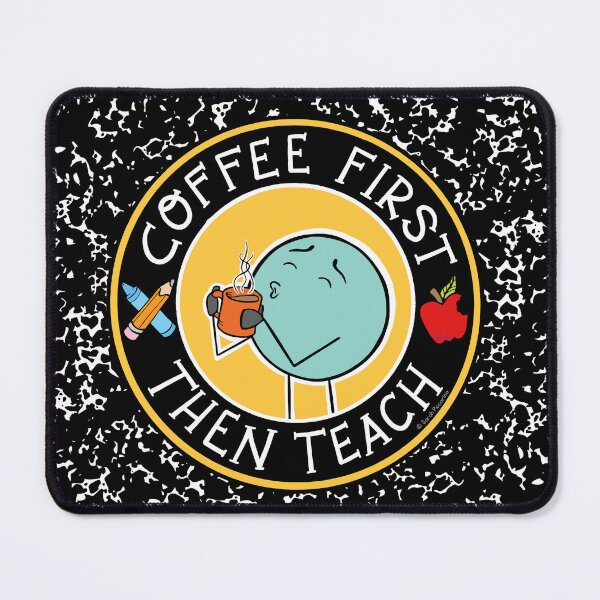Item preview, Dot Dudes: Coffee First, Then Teach designed and sold by SarahPecorino.