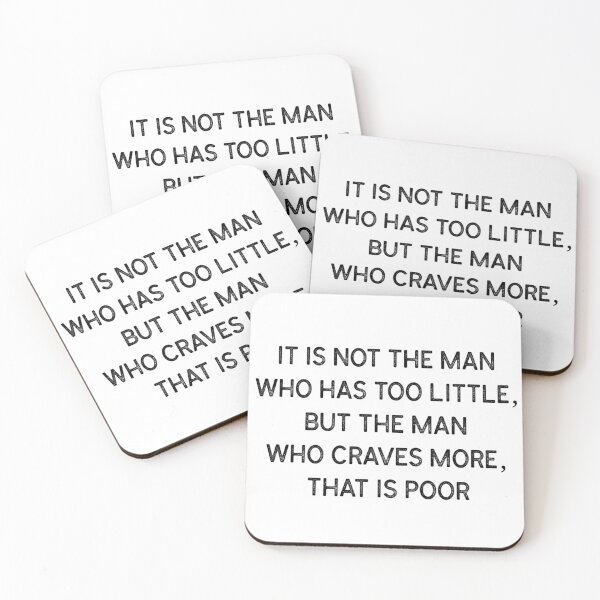 Item preview, Seneca - What The Poor Man Craves. designed and sold by The Stoic Sigma.