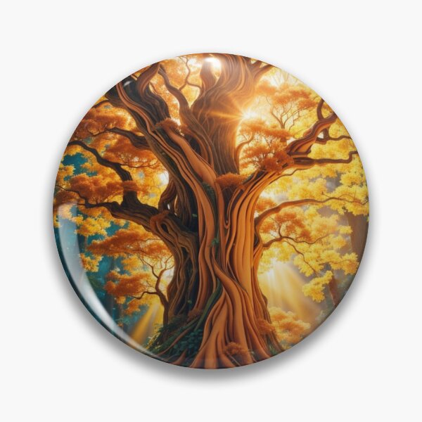 Item preview, Autumn Majesty - Big Tree in Fall | Captivating Beauty of Seasonal Transition designed and sold by OrangeMG.